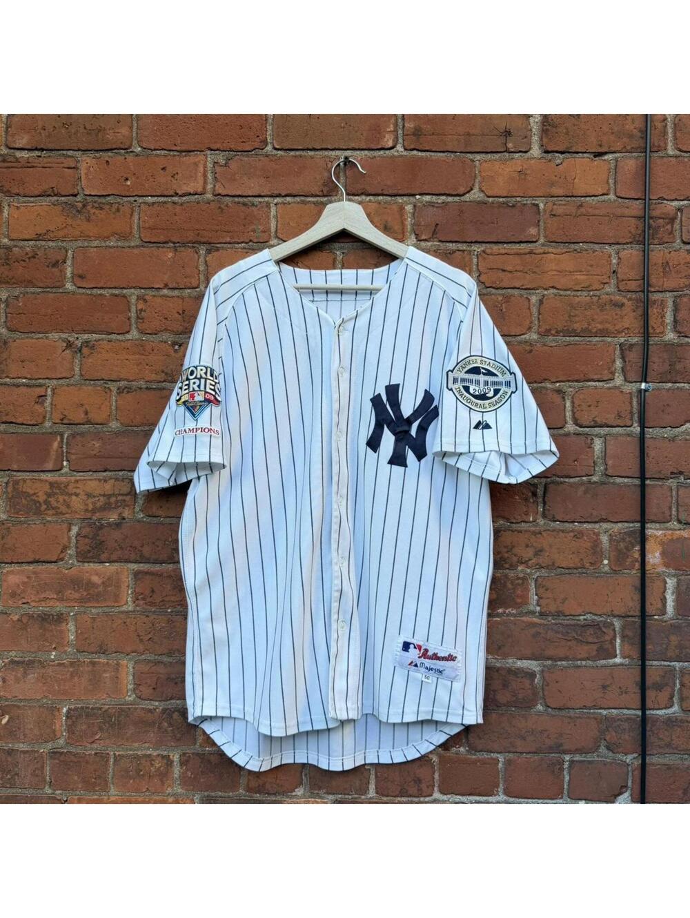 Vintage New York Yankees Alex Rodriguez World Series champions majestic jersey